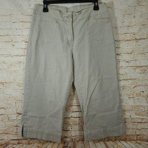 Woolrich Beige Capri Pants Size 6